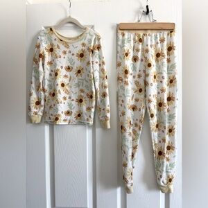 Jessica Simpson Sunflower Kids Pajama Set - Yellow and White